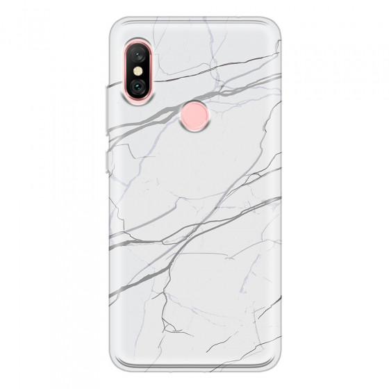 XIAOMI - Redmi Note 6 Pro - Soft Clear Case - Pure Marble Collection V.