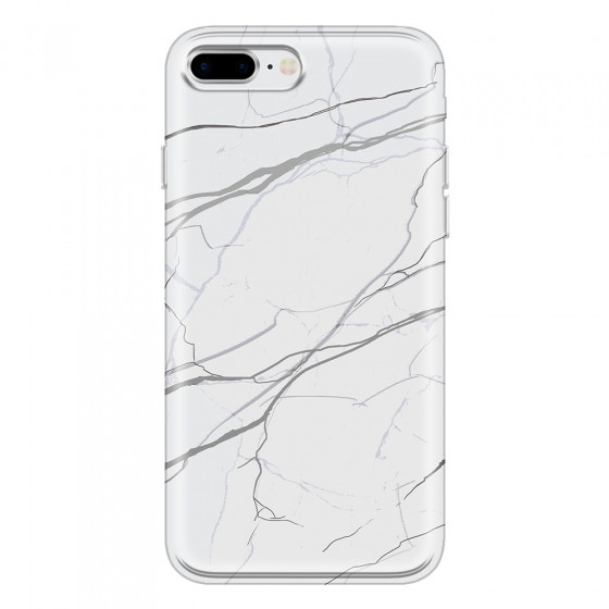 APPLE - iPhone 8 Plus - Soft Clear Case - Pure Marble Collection V.