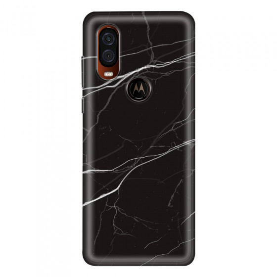 MOTOROLA by LENOVO - Moto One Vision - Soft Clear Case - Pure Marble Collection VI.