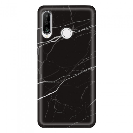 HUAWEI - P30 Lite - Soft Clear Case - Pure Marble Collection VI.