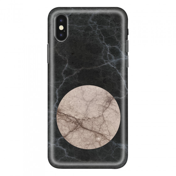 APPLE - iPhone XS - Soft Clear Case - Pure Marble Collection VII.