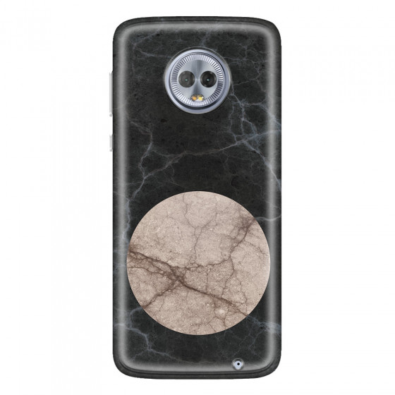 MOTOROLA by LENOVO - Moto G6 Plus - Soft Clear Case - Pure Marble Collection VII.