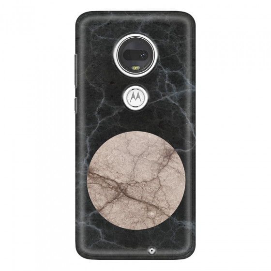 MOTOROLA by LENOVO - Moto G7 - Soft Clear Case - Pure Marble Collection VII.