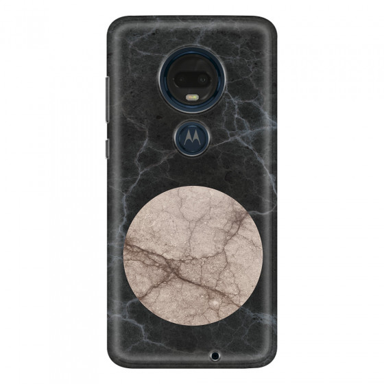 MOTOROLA by LENOVO - Moto G7 Plus - Soft Clear Case - Pure Marble Collection VII.