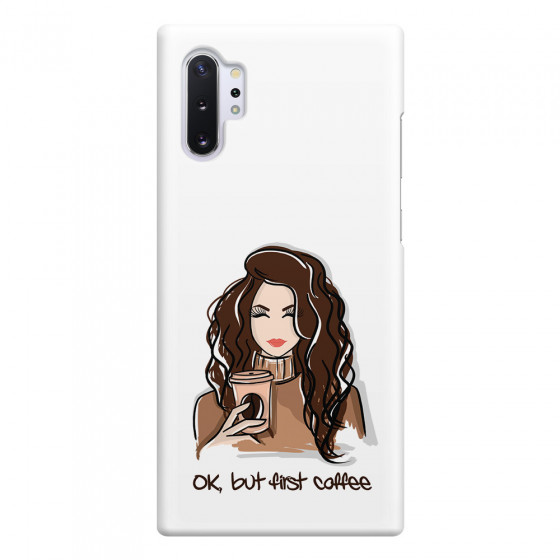 SAMSUNG - Galaxy Note 10 Plus - 3D Snap Case - But First Coffee