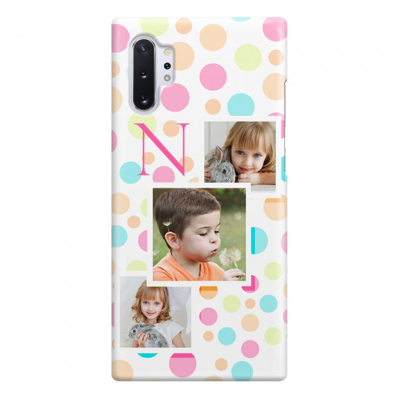 SAMSUNG - Galaxy Note 10 Plus - 3D Snap Case - Cute Dots Initial
