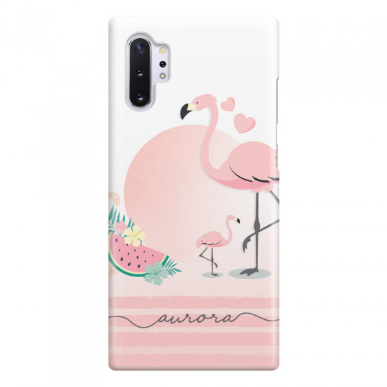 SAMSUNG - Galaxy Note 10 Plus - 3D Snap Case - Flamingo Vibes Handwritten