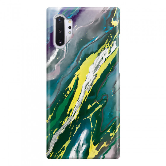 SAMSUNG - Galaxy Note 10 Plus - 3D Snap Case - Marble Rainforest Green