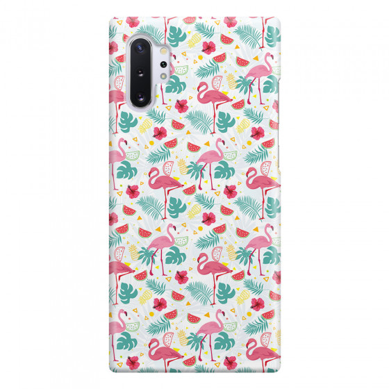 SAMSUNG - Galaxy Note 10 Plus - 3D Snap Case - Tropical Flamingo II