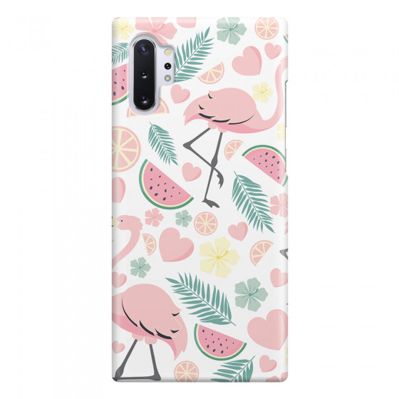 SAMSUNG - Galaxy Note 10 Plus - 3D Snap Case - Tropical Flamingo III