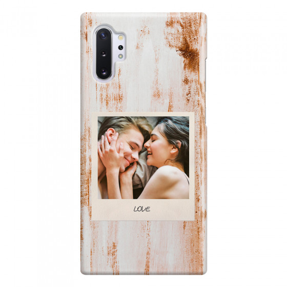 SAMSUNG - Galaxy Note 10 Plus - 3D Snap Case - Wooden Polaroid