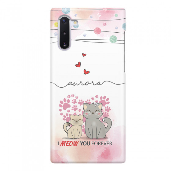SAMSUNG - Galaxy Note 10 - 3D Snap Case - I Meow You Forever