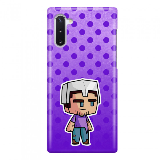 SAMSUNG - Galaxy Note 10 - 3D Snap Case - Purple Shield Crafter