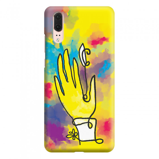 HUAWEI - P20 - 3D Snap Case - Abstract Hand Paint
