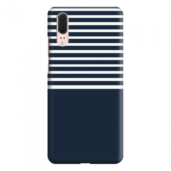 HUAWEI - P20 - 3D Snap Case - Life in Blue Stripes