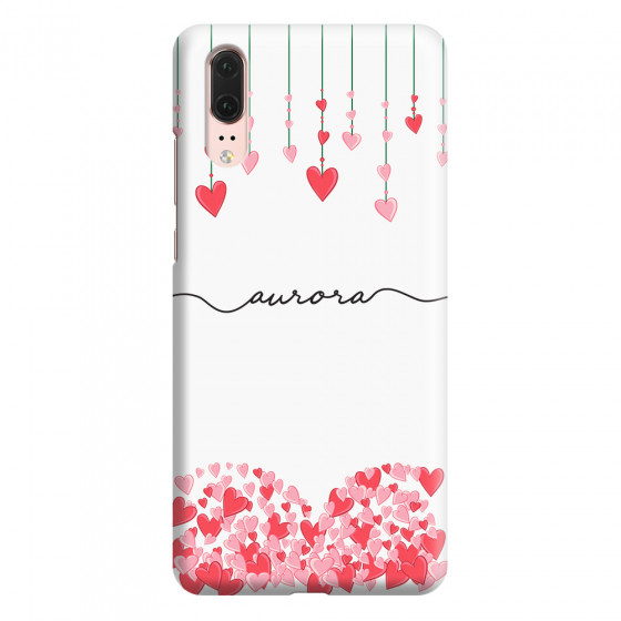 HUAWEI - P20 - 3D Snap Case - Love Hearts Strings