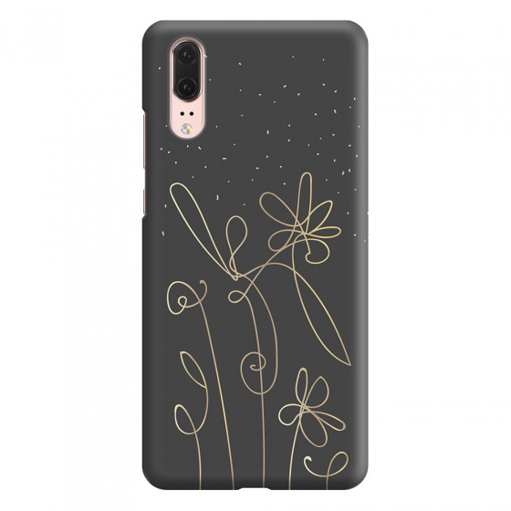 HUAWEI - P20 - 3D Snap Case - Midnight Flowers