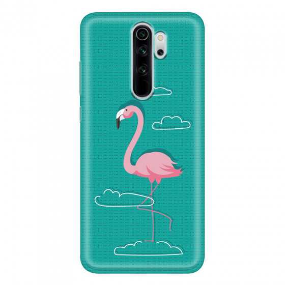 XIAOMI - Xiaomi Redmi Note 8 Pro - Soft Clear Case - Cartoon Flamingo