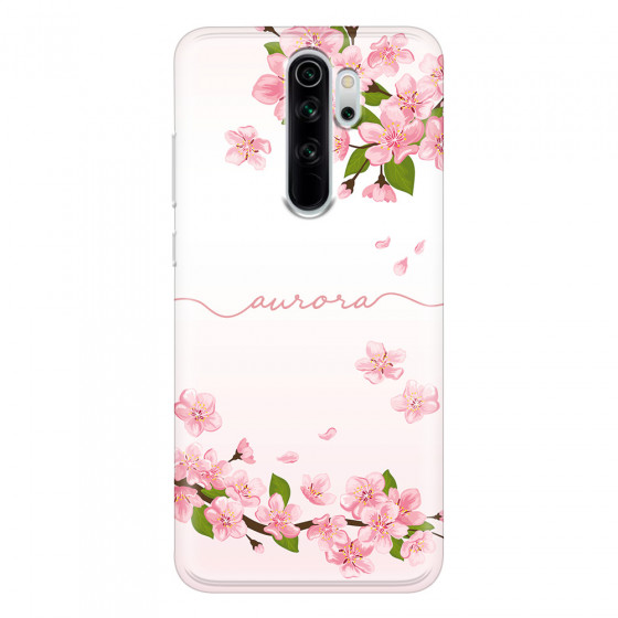 XIAOMI - Xiaomi Redmi Note 8 Pro - Soft Clear Case - Sakura Handwritten