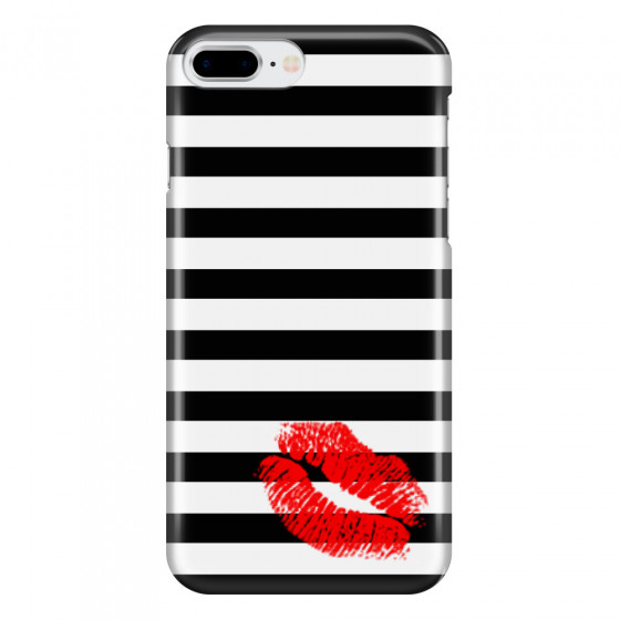 APPLE - iPhone 7 Plus - 3D Snap Case - B&W Lipstick
