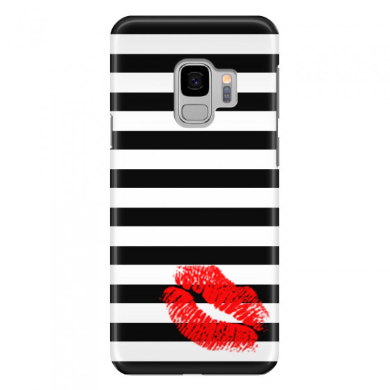SAMSUNG - Galaxy S9 - 3D Snap Case - B&W Lipstick