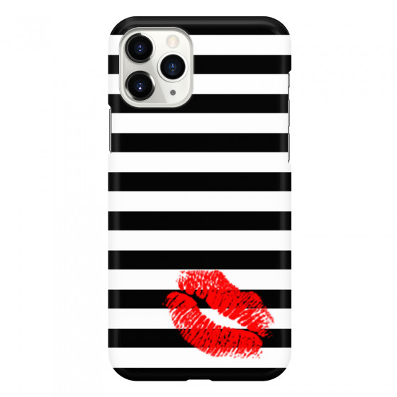 APPLE - iPhone 11 Pro - 3D Snap Case - B&W Lipstick
