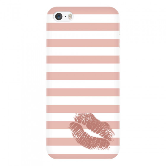 APPLE - iPhone 5S/SE - 3D Snap Case - Pink Lipstick