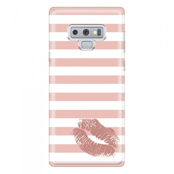 SAMSUNG - Galaxy Note 9 - Soft Clear Case - Pink Lipstick