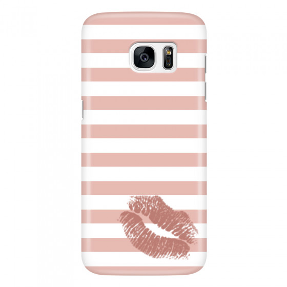 SAMSUNG - Galaxy S7 Edge - 3D Snap Case - Pink Lipstick
