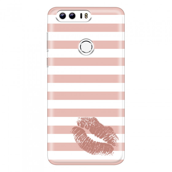 HONOR - Honor 8 - Soft Clear Case - Pink Lipstick