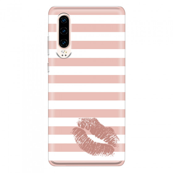 HUAWEI - P30 - Soft Clear Case - Pink Lipstick