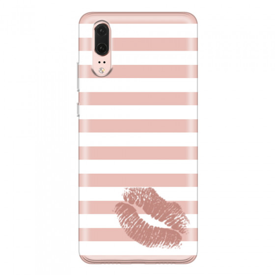 HUAWEI - P20 - Soft Clear Case - Pink Lipstick