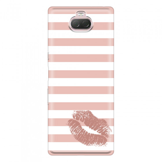 SONY - Sony Xperia 10 - Soft Clear Case - Pink Lipstick