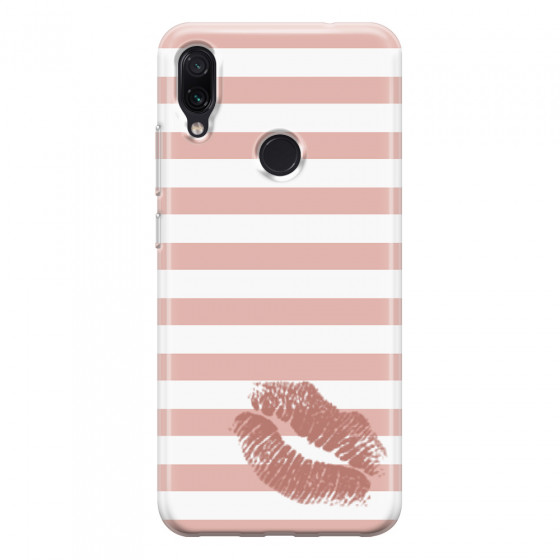 XIAOMI - Redmi Note 7/7 Pro - Soft Clear Case - Pink Lipstick