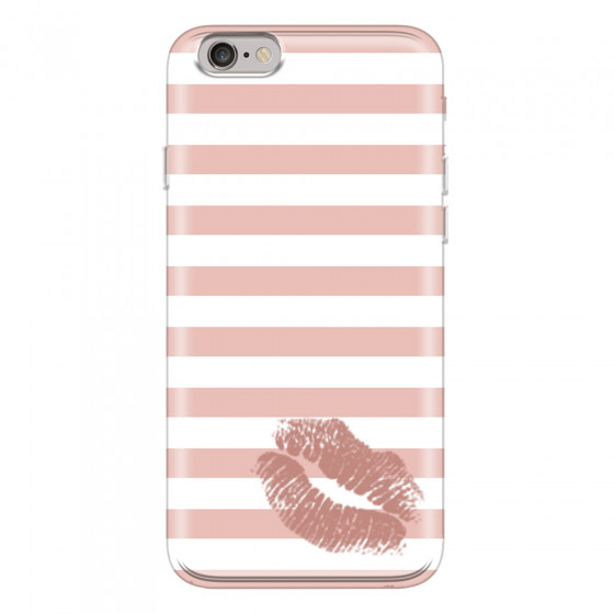 APPLE - iPhone 6S Plus - Soft Clear Case - Pink Lipstick