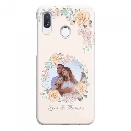 SAMSUNG - Galaxy A40 - 3D Snap Case - Frame Of Roses