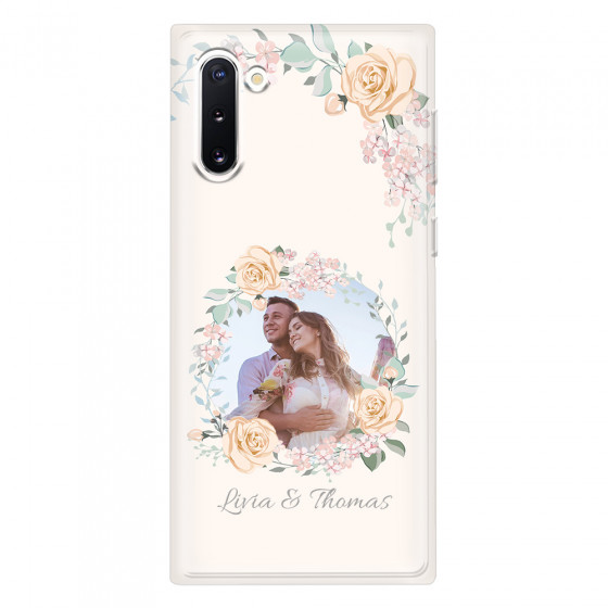 SAMSUNG - Galaxy Note 10 - Soft Clear Case - Frame Of Roses