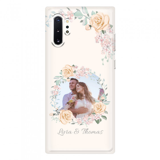 SAMSUNG - Galaxy Note 10 Plus - Soft Clear Case - Frame Of Roses