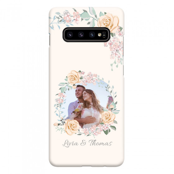 SAMSUNG - Galaxy S10 - 3D Snap Case - Frame Of Roses