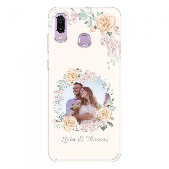 HONOR - Honor Play - Soft Clear Case - Frame Of Roses