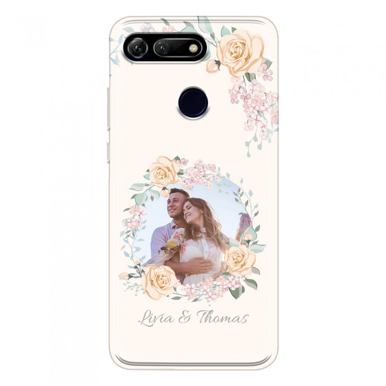 HONOR - Honor View 20 - Soft Clear Case - Frame Of Roses