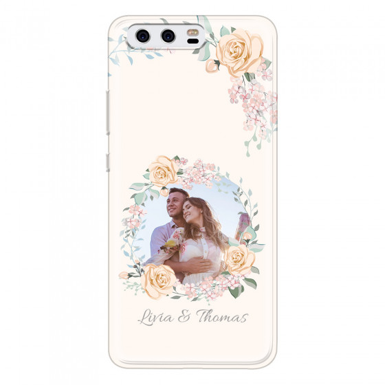 HUAWEI - P10 - Soft Clear Case - Frame Of Roses