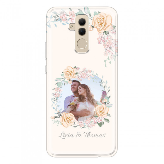 HUAWEI - Mate 20 Lite - Soft Clear Case - Frame Of Roses