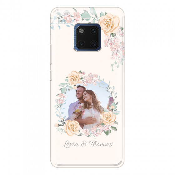HUAWEI - Mate 20 Pro - Soft Clear Case - Frame Of Roses