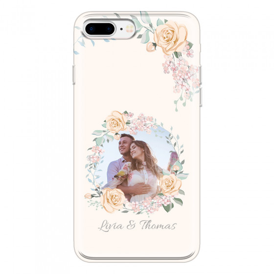 APPLE - iPhone 7 Plus - Soft Clear Case - Frame Of Roses