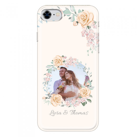 APPLE - iPhone 8 - Soft Clear Case - Frame Of Roses