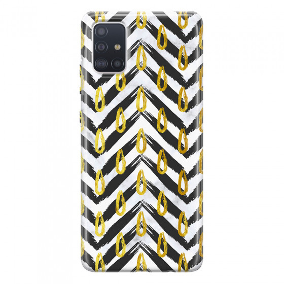 SAMSUNG - Galaxy A51 - Soft Clear Case - Exotic Waves