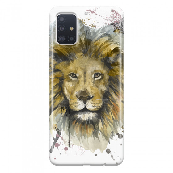 SAMSUNG - Galaxy A51 - Soft Clear Case - Lion
