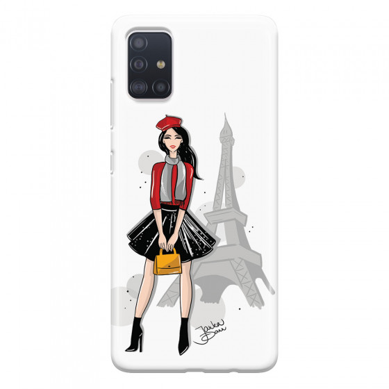 SAMSUNG - Galaxy A51 - Soft Clear Case - Paris With Love