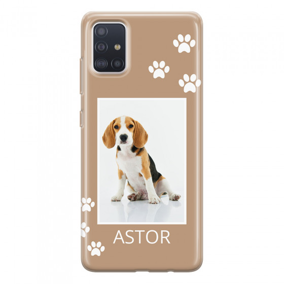 SAMSUNG - Galaxy A51 - Soft Clear Case - Puppy